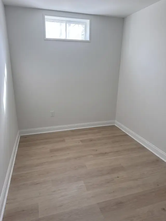 Finished basement room with daylight window in Ashland, MA